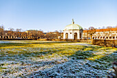  Hofgarten with Diana Temple in Munich in Upper Bavaria 