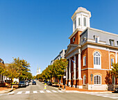  Adams County Courthouse on Princess Anne Street in the Historic District in Fredericksburg, Virginia, USA 