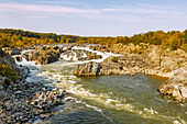  Great Falls (Potomac River) in Great Falls Park, Fairfax County, Virginia, USA 