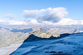 Österreich, Osttirol, Kals, Großglockner, Ausblick vom Stüdlgrat auf Bergwelt