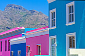  Houses in the colorful district of Bo-Kaap, Cape Town, South Africa, Africa 