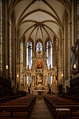 Magnificent altar in Erfurt Cathedral, Erfurt, state capital, Free State of Thuringia, Germany, Europe