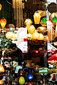 Lamp shop window detail, Athens Greece