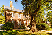 Herrenhaus der Berkeley Plantation im Charles City County, Virginia, USA
