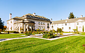 Nemours Estate mit Gartenanlagen der Southern Gardens und Herrenhaus Nemours Mansion bei Wilmington, New Castle County Delaware, USA