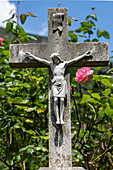 Crucifix, Old Parish Church of Gries, Bolzano, Sudtirol, Italia, Europa