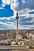 Television tower, Alexanderplatz, Berlin, Germany.