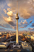 Television tower, Alexanderplatz, Berlin, Germany.