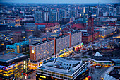Rotes Rathaus Red City Hall, Alexanderplatz, Berlin, Germany.