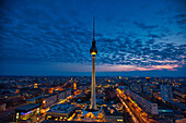 Television tower, Alexanderplatz, Berlin, Germany.