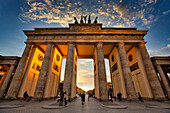 Brandenburg Gate, Berlin, Germany.
