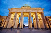 Brandenburg Gate, Berlin, Germany.