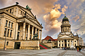 Konzerthaus, Neue Kirche, Gendarmenmarkt, Berlin, Germany