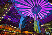 Sony Center, Postdamer Platz, Berlin, Germany.