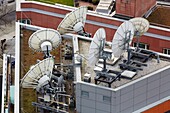 Parabolic antennas, Berlin, Germany