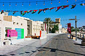 Historische Häuser, Ortsteil Al Shandaga, Dubai, Vereinigte Arabische Emirate (VAE), Arabische Halbinsel, Vorderasien