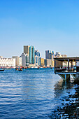  Dubai, Creek with the typical boats 