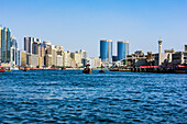  Dubai, Creek with the typical boats 