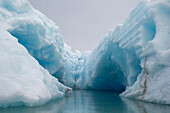 Eisberge, Monacobreen, Insel Spitzbergen, Grönlandsee, Norwegen, Skandinavien
