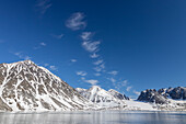 Berglandschaft im Magdalenefjord, Insel Spitzbergen, Grönlandsee, Norwegen, Skandinavien
