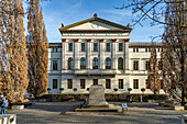  The former House of Recreation, today the youth and cultural center mon ami at Goetheplatz in Weimar, Thuringia, Germany  