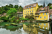 Stadtmühle in Waischenfeld über der Wiesent, Waischenfeld, Fränkische Schweiz, Franken, Bayern, Deutschland