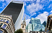 City of London, Sky Garden, St Margaret Pattens, Eastcheap, Buildings of the financial district, London, England, UK