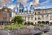 All Hallows by the Tower, City of London, Buildings of the financial district, London, England, UK