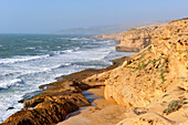 Cliffs around Tamri on Atlantic Coast, between Agadir and Essaouira,Morocco,North Africa