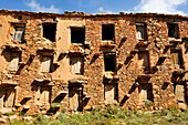 Traditional barn-fortress for crop harvesting,Tallate,Anti-Atlas,Morocco,North Africa