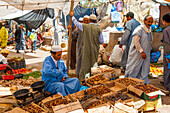Date stall in Ait Baha market,Chtouka Aït Baha Province,Souss-Massa-Draâ region,Morocco,North Africa