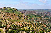 Berglandschaft rund um Ait Baha, Provinz Chtouka Aït Baha, Region Souss-Massa-Draâ, Marokko, Nordafrika