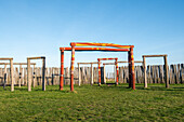  Pömmelte ring sanctuary, described by archaeologists as the German Stonehenge, Pömmelte, Saxony-Anhalt, Germany 