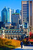  Kanada, Quebec, Montreal, Skyline, Campus der McGill University,  