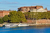  Basilique Notre-Dame de la Daurade. Fluss Garonne. Toulouse. Haute Garonne. Frankreich. 