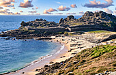 Castro de Baroña, Porto do Son, Ria de Muros y Noya, A Coruña, Galicia, Spain