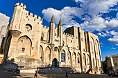 Palais des Papes, Place du Palais, Avignon, Vaucluse, Provence-Alpes-Côte d’Azur, France, Europe.