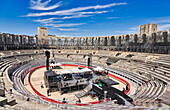 Arènes d'Arles, Roman Amphithéâtre, Arles, Bouches-du-Rhône, Provence-Alpes-Côte d’Azur, France, Europe.