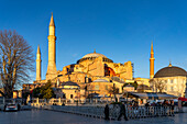  Today&#39;s Hagia Sophia Mosque or Church of St. Sophia, a former Byzantine church and museum in Istanbul, Türkiye  