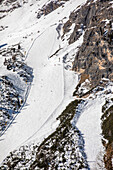  Ski slopes in Cortina d&#39;Ampezzo, Italy, Belluno, Veneto, Alps, Dolomites, Europe 