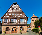  The historic town hall in Dörrenbach an der Weinstraße - Palatinate, Rhineland-Palatinate, Germany 