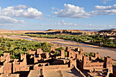 Ksar of Ait-Ben-Haddou, Ounila River valley, Ouarzazate Province, region of Draa-Tafilalet, Morocco, North West Africa