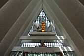 The Tromsdalen Church known as The Arctic Cathedral.Tromso.County of Troms,Norway,Northern Europe