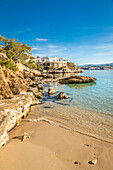 Platja Calo de ses Llisses, Cala Fornells, Mallorca, Balearen, Spanien