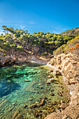 Calo d`en Monjo, Cala Fornells, Mallorca, Balearen, Spanien