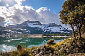  Gorg Blau reservoir in the Serra de Tramuntana, Mallorca, Balearic Islands, Spain 