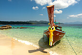  Longtail boat, Koh Lipe, Andaman Sea, Thailand, Asia 