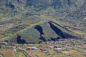 Montaña de El Palmar (Montaña Zahorra) in El Palmar, bei Buenavista del Norte, Nordwestküste, Santa Cruz de Tenerife, Teneriffa, Spanien