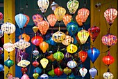 Vietnam, Hoi An, street scene, lamps