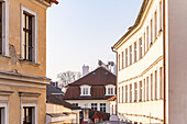 Alte Häuser in der Prager Altstadt (Alt-Prag, Staré Město), Prag, Tschechien